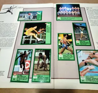 Álbum "Ases Olímpicos" año 1988