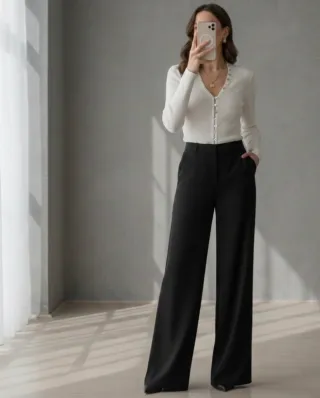 Chaqueta Zara punto acanalado