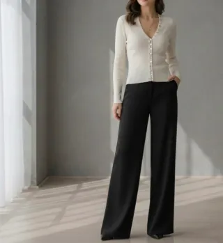 Chaqueta Zara punto acanalado