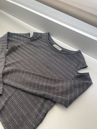 Top Brownie manga larga con brillos