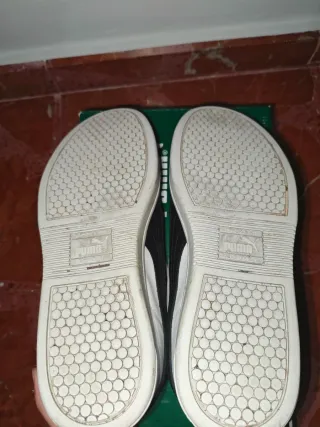 Botines Puma Blancos y Negros