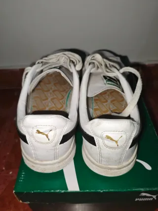 Botines Puma Blancos y Negros