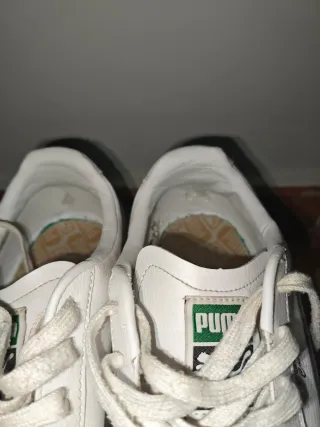 Botines Puma Blancos y Negros