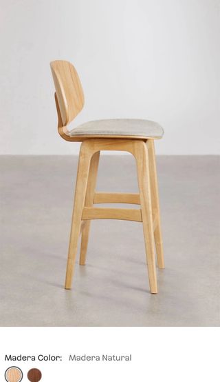 Taburete Sklum Madera Natural Nuevo