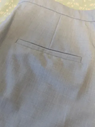 Pantalón de traje recto talla 40