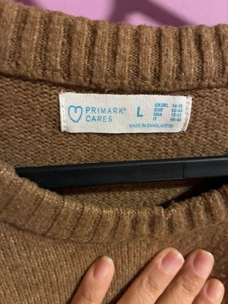 Vestido punto marrón