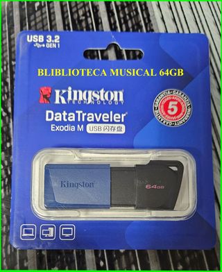 Pendrive Musica Kingston DataTraveler 64GB