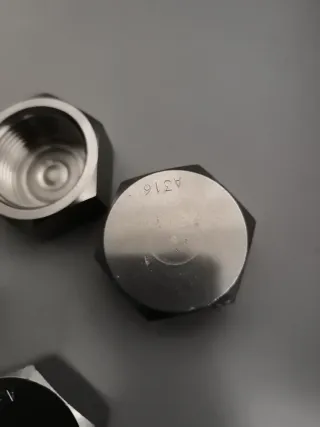 Lote 4 Tapas Hexagonales Inox 316 1'