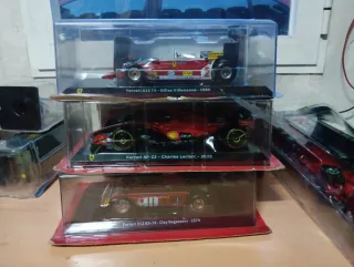 3 Coches F1 Ferrari a escala