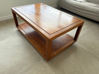 Conjunto mesa y sillas de madera, muebles