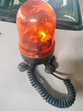 Rotativo Naranja Tractor Coche 12V