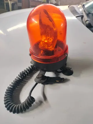 Rotativo Naranja Tractor Coche 12V