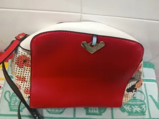 Bolso Rojo y Blanco