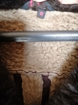 Cappotto effetto montone marrone