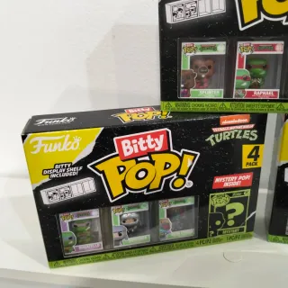 Lote 12 Figuras Funko Bitty Pop! Tortugas Ninja