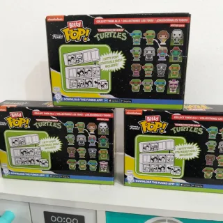 Lote 12 Figuras Funko Bitty Pop! Tortugas Ninja