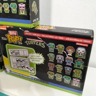 Lote 12 Figuras Funko Bitty Pop! Tortugas Ninja