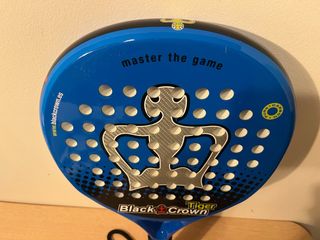 Pala pádel Black Crown azul + funda