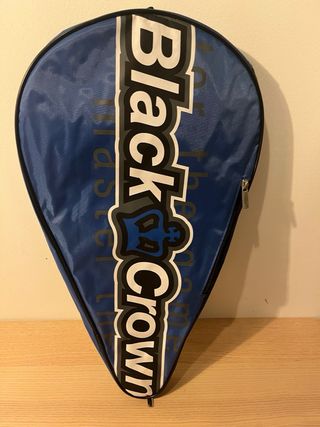 Pala pádel Black Crown azul + funda