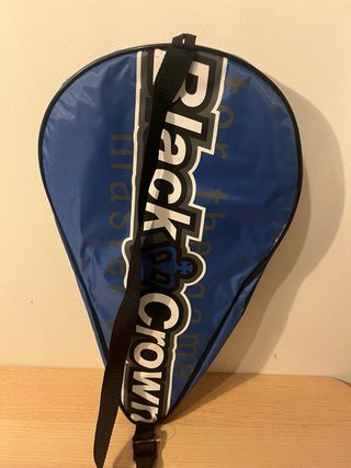 Pala pádel Black Crown azul + funda