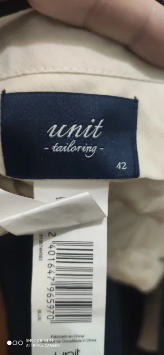 Traje de chaqueta azul