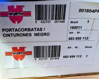 Colgador de corbatas extensible Wurth