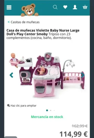 Casa Bebés Baby Nurse Smoby