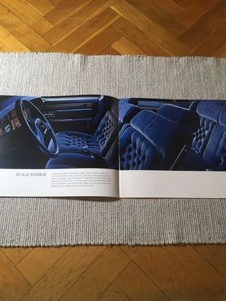 Catálogo Cadillac Seville 1984