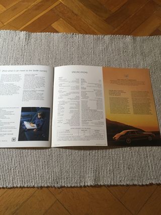 Catálogo Cadillac Seville 1984