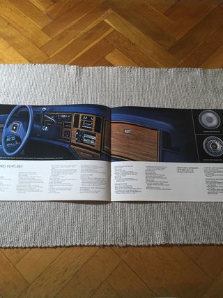Catálogo Cadillac Seville 1984