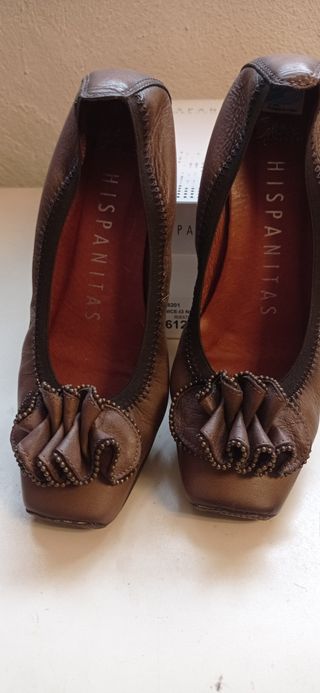 2 Pares Zapatos Hispanitas Negro/Marrón