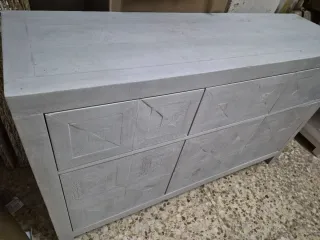 Aparador rústico contemporáneo gris