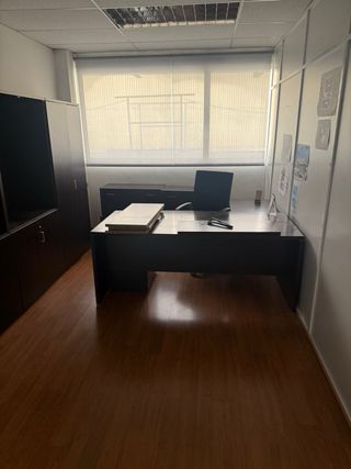 Mesa de oficina modular madera y metal