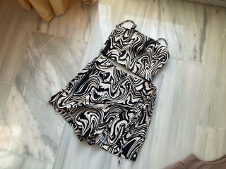 Conjunto Zara Top y Falda Estampado