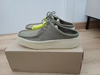 Zapatillas Nobuk Unisex Talla 41.5 Verde Oliva