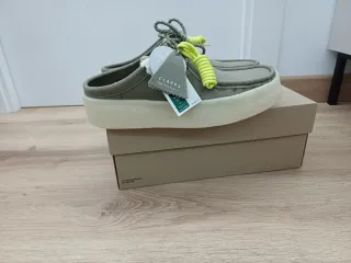 Zapatillas Nobuk Unisex Talla 41.5 Verde Oliva