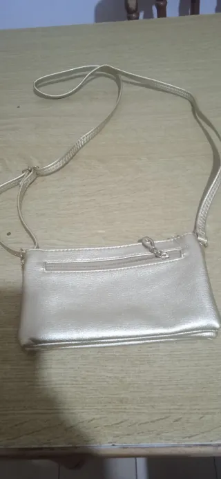 Borsetta a tracolla color oro