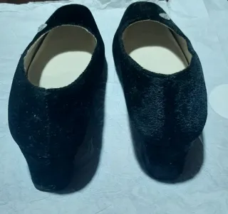 Zapatos D'ARTISTA Terciopelo Negro Talla 36