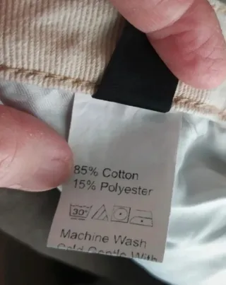 Pantaloni Shein patchwork beige e marroni