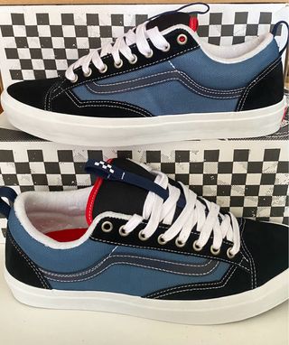 Nuevas T46 Vans Skate Old Skool 36+ Navy Blue/blak