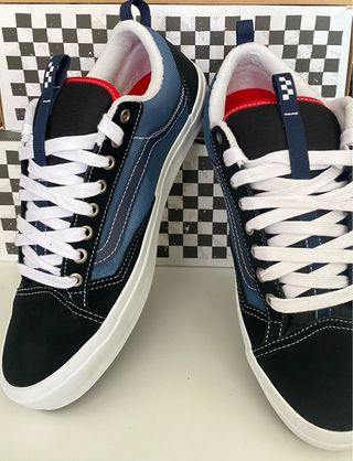 Nuevas T46 Vans Skate Old Skool 36+ Navy Blue/blak