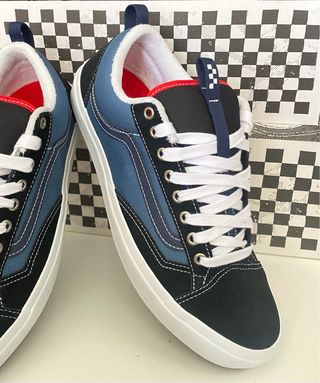 Nuevas T46 Vans Skate Old Skool 36+ Navy Blue/blak