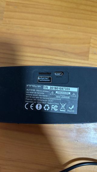 Altavoz Bluetooth Innova