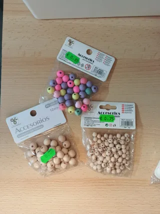 Bolitas de madera para manualidades