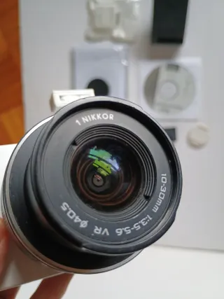 Cámara de fotos digital Nikon 1 J2 Blanca