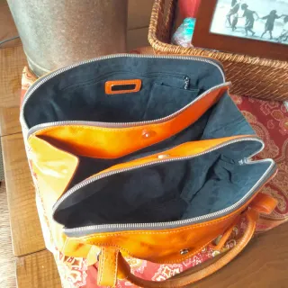 Bolso Furla Piel Naranja