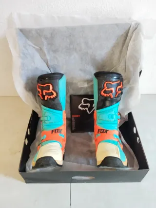 Botas Fox Comp Azul/Naranja Talla 44