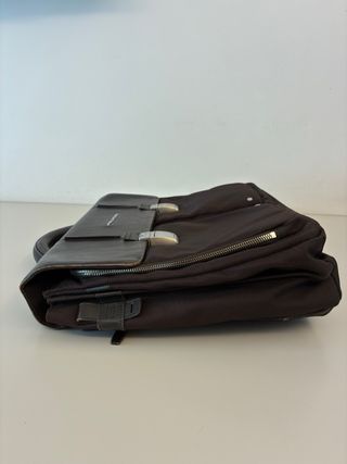 Borsa 24 ore Piquadro pelle e tessuto