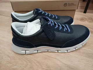 Zapatillas Clarks Cuero Azul Marino Talla 44