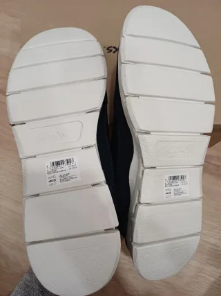 Zapatillas Clarks Cuero Azul Marino Talla 44